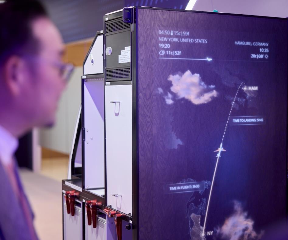 Boeing EnCore Interiors' connected galley concept