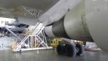 aircraft work underway